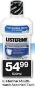 Listerine Mouth-Wash-500ml Each