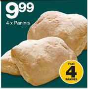 Paninis-For 4