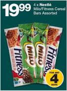 4 x Nestle Milo/Fitness Cereal