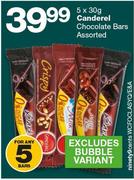 Canderel Chocolate Bars-5x30g