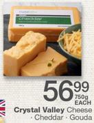 Crystal Valley Cheese Cheddar Gouda-750g