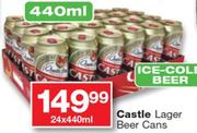 Castle Lager Beer Cans-24x440ml