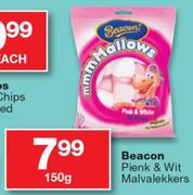 Beacon Pienk & Wit Malvalekkers-150gm