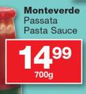 Monterverde Passata Pasta Sauce-700g