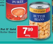 Pot O' Gold Butter Beans-400g