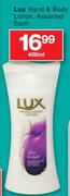 Lux Hand & Body Lotion Assorted-400ml