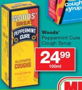 Woods Peppermint Cure Cough Syrup-100ml