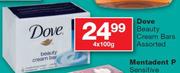 Dove Beauty Cream Bars Assorted-4x100g