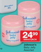 Johnson's Baby Jelly Assorted-500ml Each