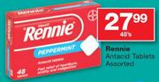 Rennie Antacid Tablets Assorted-48's