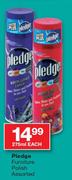 Pledge Furniture Polish Assorted - 275ml Each