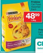 Friskies Cat Food Assorted - 1.4kg