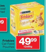 Friskies Cat Food Pouches - 12 x 85g