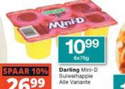 Darling Mini-D Suiwehappie Alle Variante-6 x 75g