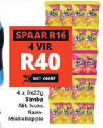 Simba Nik Naks Kaas Mielliehappie-4 x 5 x 22g