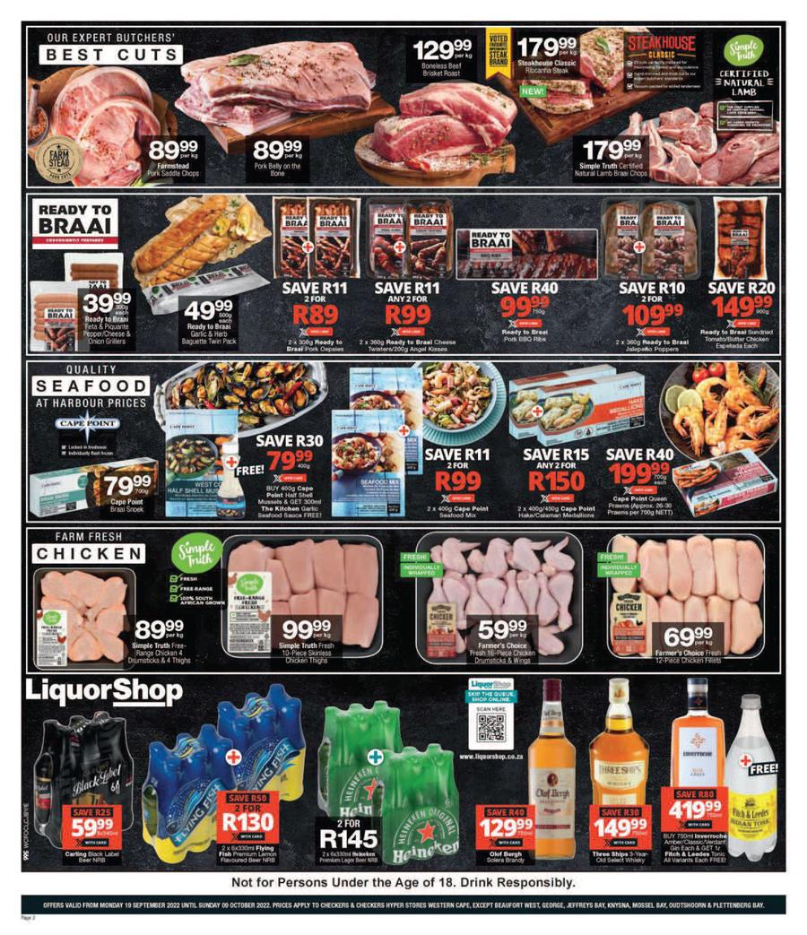 Checkers Western Cape : Xtra Savings (19 September - 9 October 2022 ...