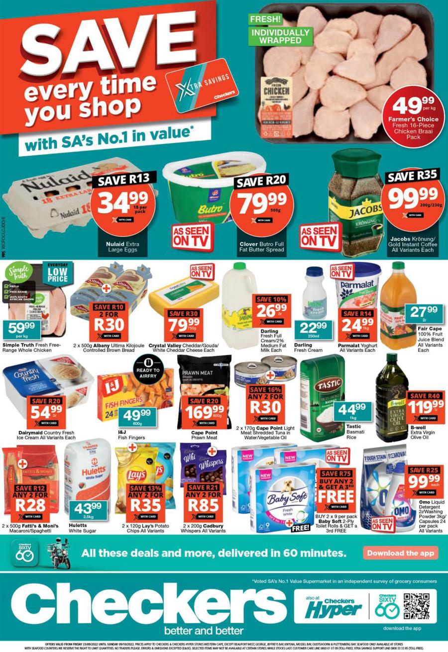 Checkers Western Cape : Xtra Savings (23 September - 9 October 2022 ...