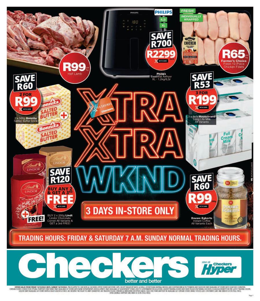 Checkers Western Cape Xtra Xtra WKND (14 October 16 October 2022