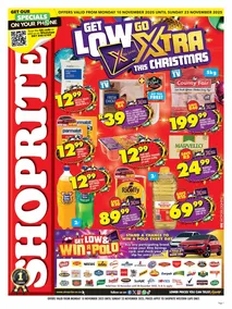 Shoprite Western Cape : Go Xtra This Christmas (10 November - 23 November 2025)