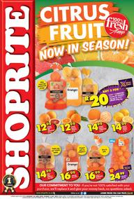 Shoprite Western Cape : Citrus Fruit Now In Season (20 June - 3 July 2022)