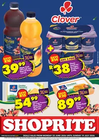 Shoprite Western Cape : Clover Promotion (22 June - 19 July 2026)