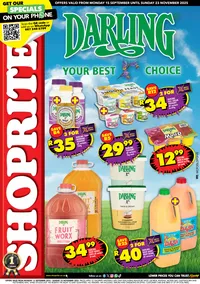 Shoprite Western Cape : Darling Savings (15 September - 23 November 2025)