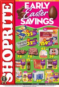 Shoprite Northern Cape & Free State : Early Easter Savings (25 March - 27 March 2022)