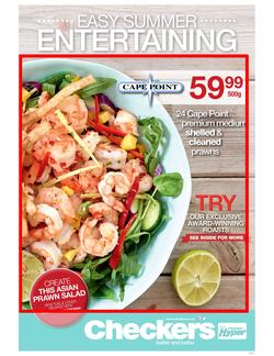 Checkers Western Cape : Easy Summer Entertaining ( 25 Nov - 05 Jan 2014 ) , page 1