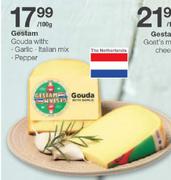 Gestam Gouda With Garlic Italian Mix Pepper-100g