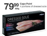 Cape Point 4 Portions Of Dressed Sole-480g