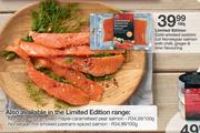 Limited Edition Cold-Smoked Sashimi Cut Norwegian Salmon With Chilli, Ginger & Lime Flavouring-100g