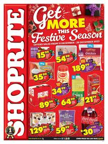 Shoprite Western Cape : Festive Savings (11 December - 26 December 2023)