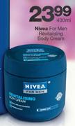 Nivea For Men Revitalising Body Cream-400ml