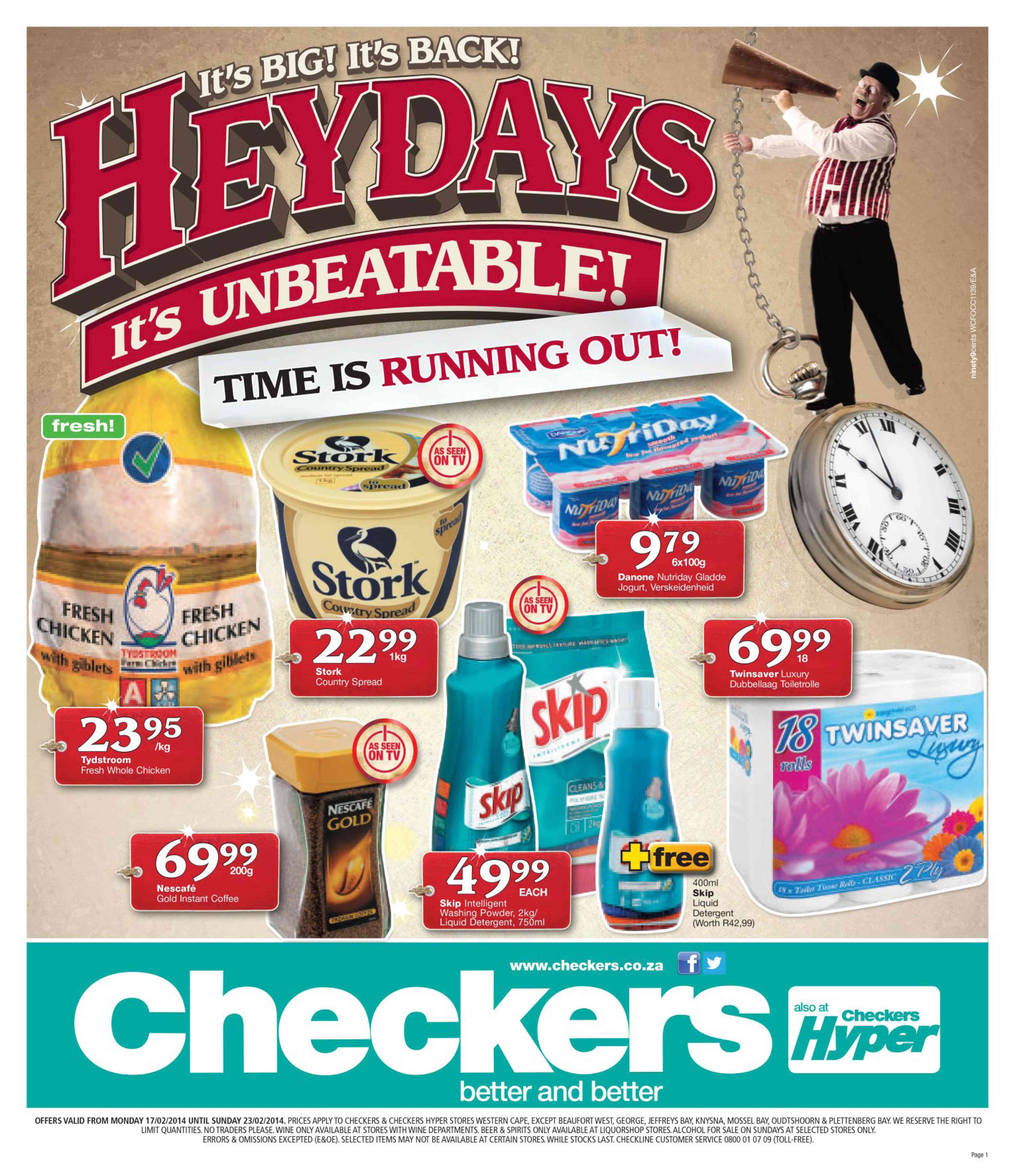 Special Skip Intelligent Washing Powder 2Kg/Liquid Detergent 750MlEach