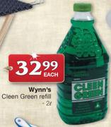 Wynn's Cleen Green Refill-2L