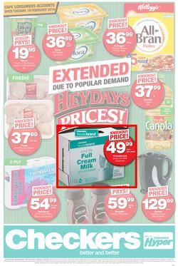 Checkers Western Cape : Extended Heydays Prices! (15 Feb - 21 Feb 2016), page 1