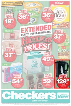 Checkers Western Cape : Extended Heydays Prices! (15 Feb - 21 Feb 2016), page 1