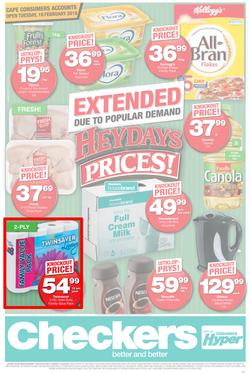 Checkers Western Cape : Extended Heydays Prices! (15 Feb - 21 Feb 2016), page 1