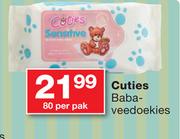 Cuties Baba-vee doekies-80 Per Pak