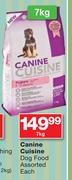 Canine Cuisine Dog Food Assorted-7kg