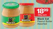 Black Cat Peanut Butter Assorted-400g Each