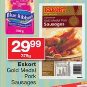 Eskort Gold Medal Pork Sausages-375g