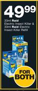 Raid Electric Insect Killer 33ml & Raid Electric Insect Killer Refill 33ml