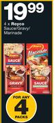 Royco Sauce/Gravy/Marinade-4 Packs