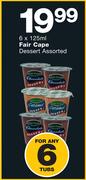 Fair Cape Dessert Assorted-6x125ml