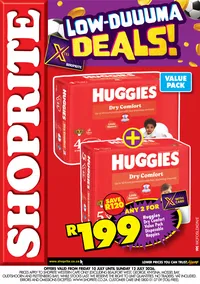 Shoprite Western Cape : Huggies Deals (10 July - 12 July 2026)