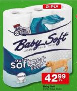Baby Soft 2-Ply Toilet Rolls-9's