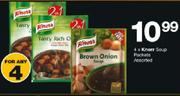 Knorr Soup Packets Assorted-Any 4