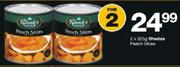 Rhodes Peach Slices-2x825g