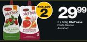 Chef'ease Pasta Sauces Assorted-2x500g